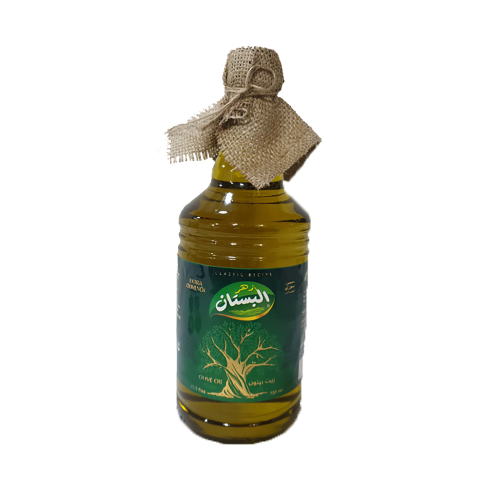 Zahr Albustan Virgin Olive Oil Glass 750ml