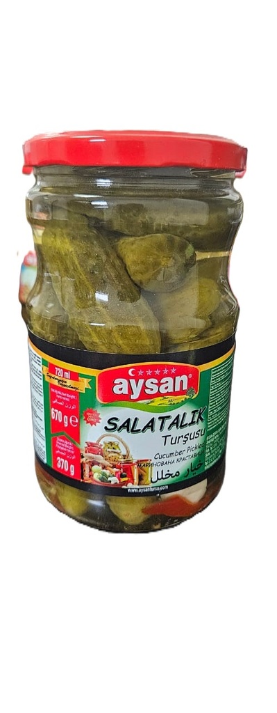 Aysan Cucumber Pickled 670 Gm