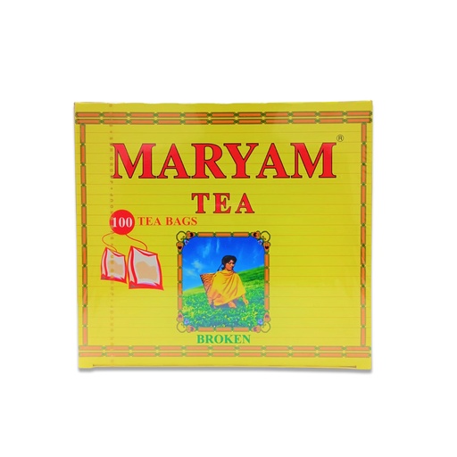 Maryam Black Tea Broken 100 Tea Bags 200g