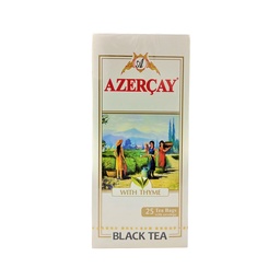 Azercay Black Tea with Thyme 25 Tea Bags Envelope 50g