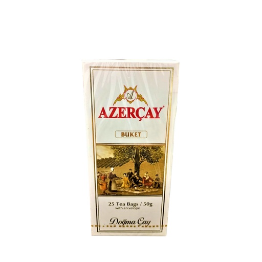 Azercay Black Tea Buket 25 Tea Bags Envelope 50g (805)