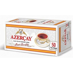 Azercay Black Tea w/ Bergamot Aroma 50 Tea Bags 100g