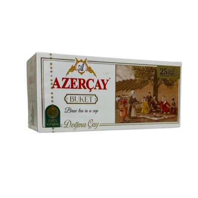 Azercay Black Tea w/ Bergamot Aroma 25 Tea Bags 50g