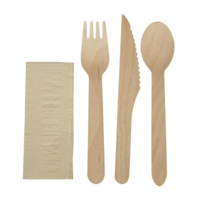 Cutlery wooden set 500pcs