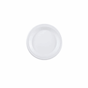 Foam Plate Round white 10 500pcs