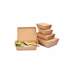 Kraf Lunch Box Pe Coated Medium 1200Ml 200Pcs