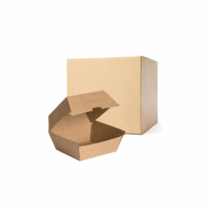 Kraft Medium (Double burger) Snack Box - 10x17cm - 200 Pcs