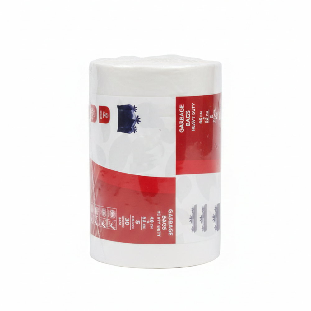 Garbage Bag White 46x52cm 5 Gallons 30 Bags/Roll