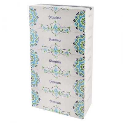 Occasions Facial Tissue 200 Sheet/PKT, PKT/CTN