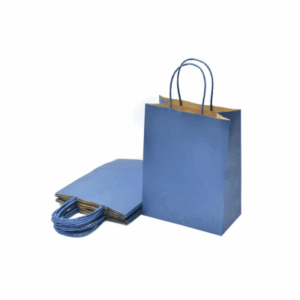 Colored Carry Bag Small Blue 5 Kgx4Pkt