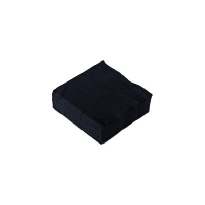 Black Napkins 40x40' 2 ply (50 x24pkt)