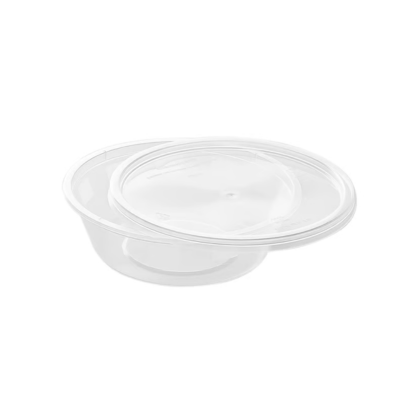 Rol 225- M/Wave Round Clear Container & Lid 225 ml 500 pcs