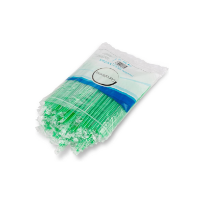 Straw 6mm Wrap Transparent 200pcsx50pkt