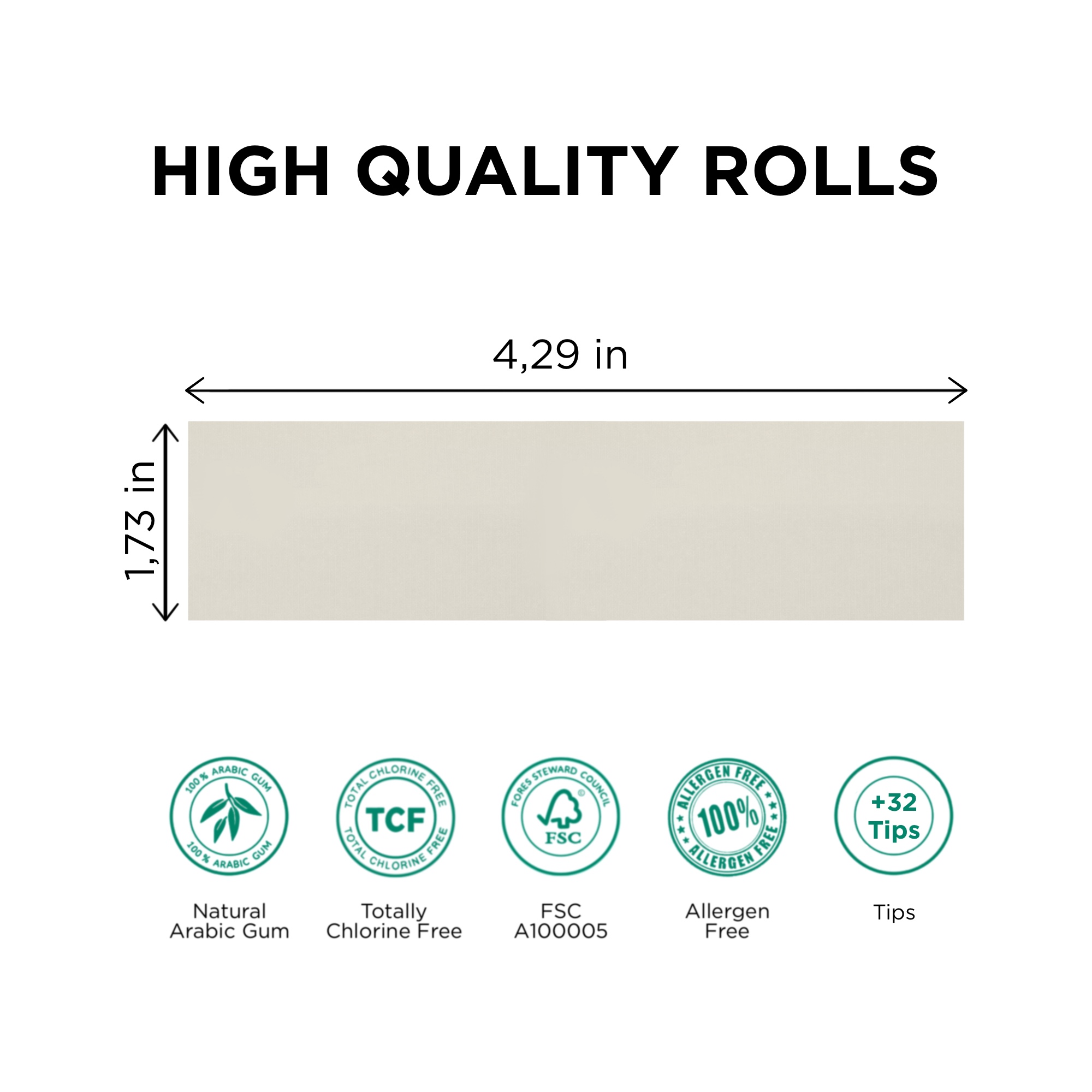 Alph King Size Night Tale White Papers + Tips - 24 Booklets - Image 5