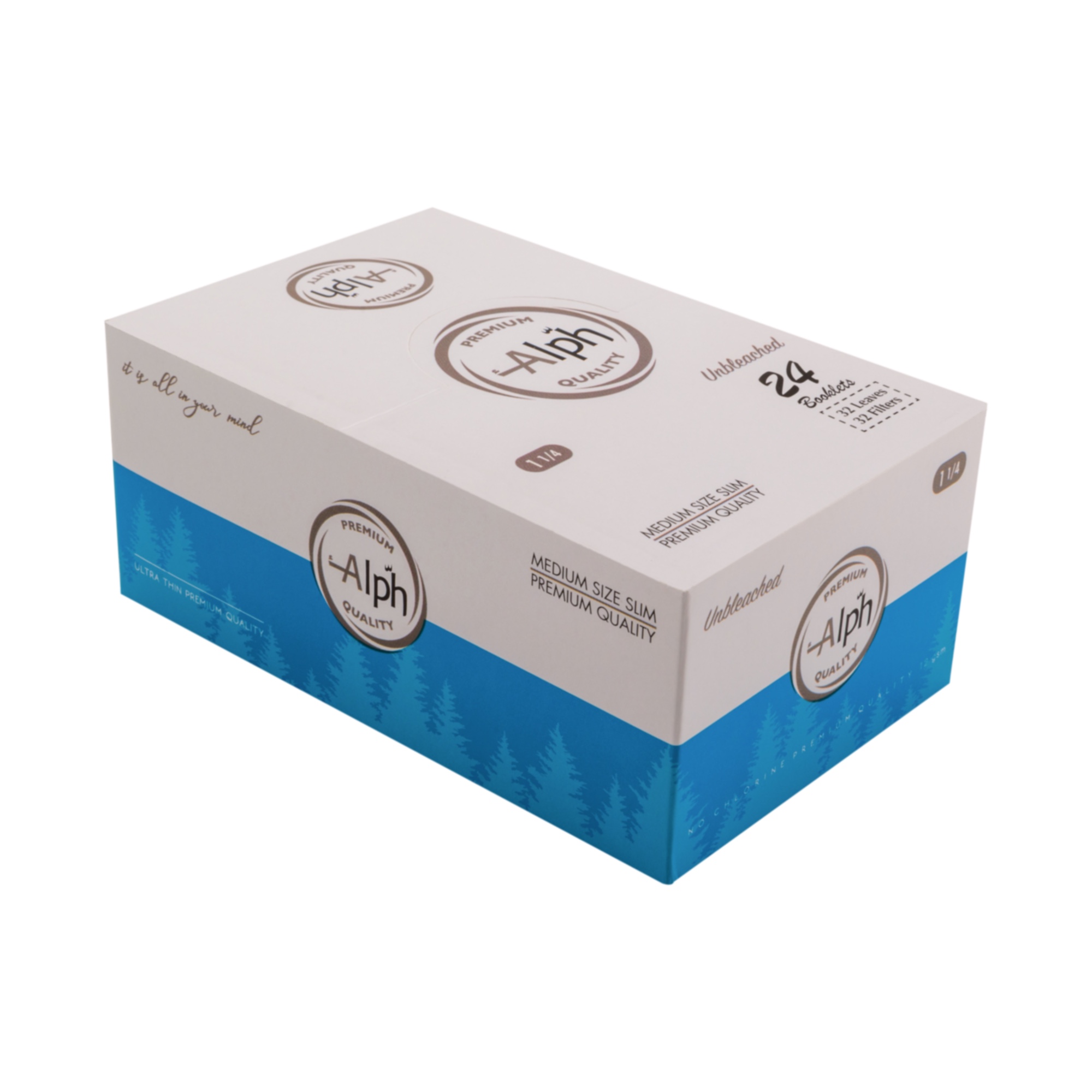 Alph King Size Brown Rolling Papers + Tips - Box of 24 Booklets (Brown Edition) - Image 6