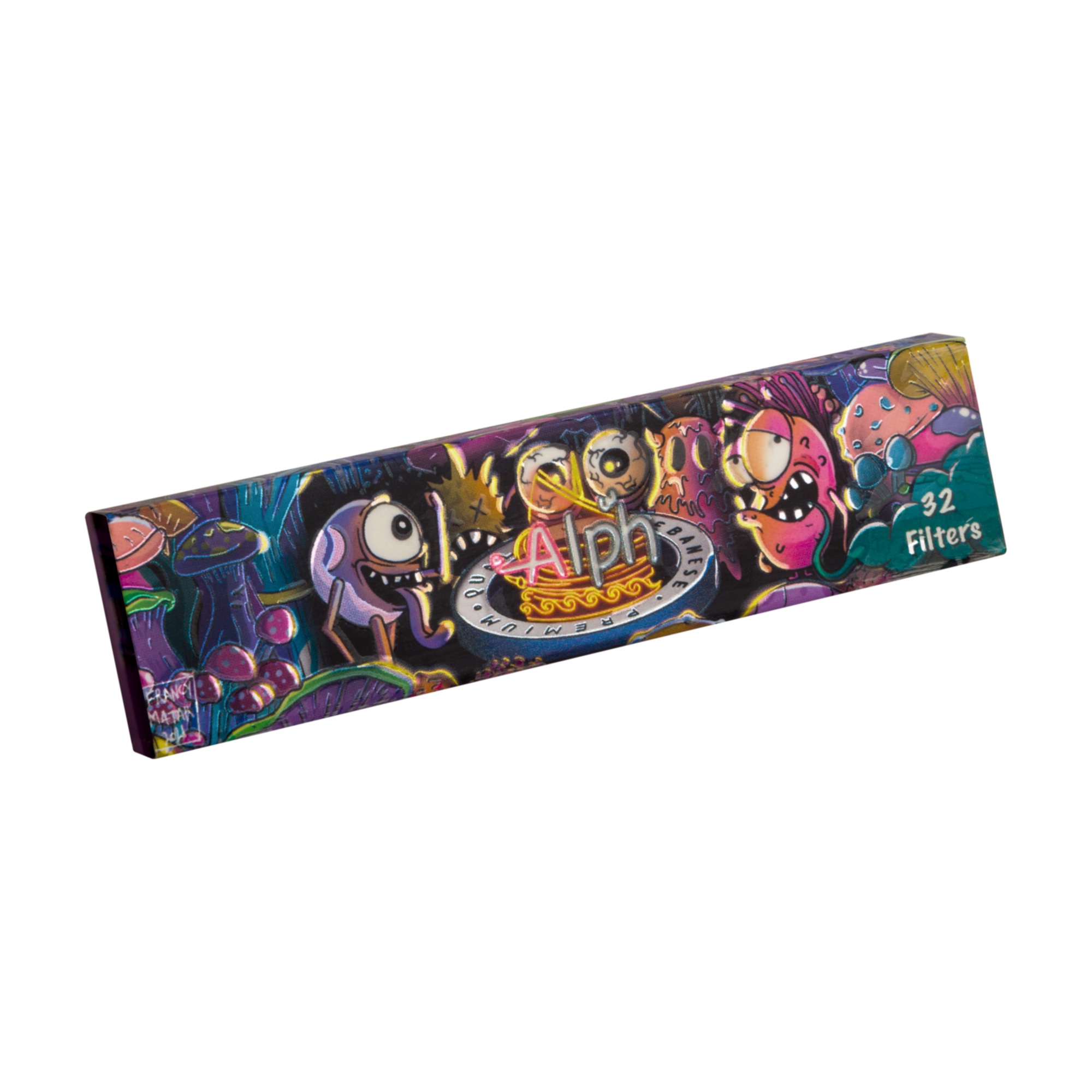 Alph King Size Brown Glow in the Dark Papers + Tips - 24 Booklets - Image 10