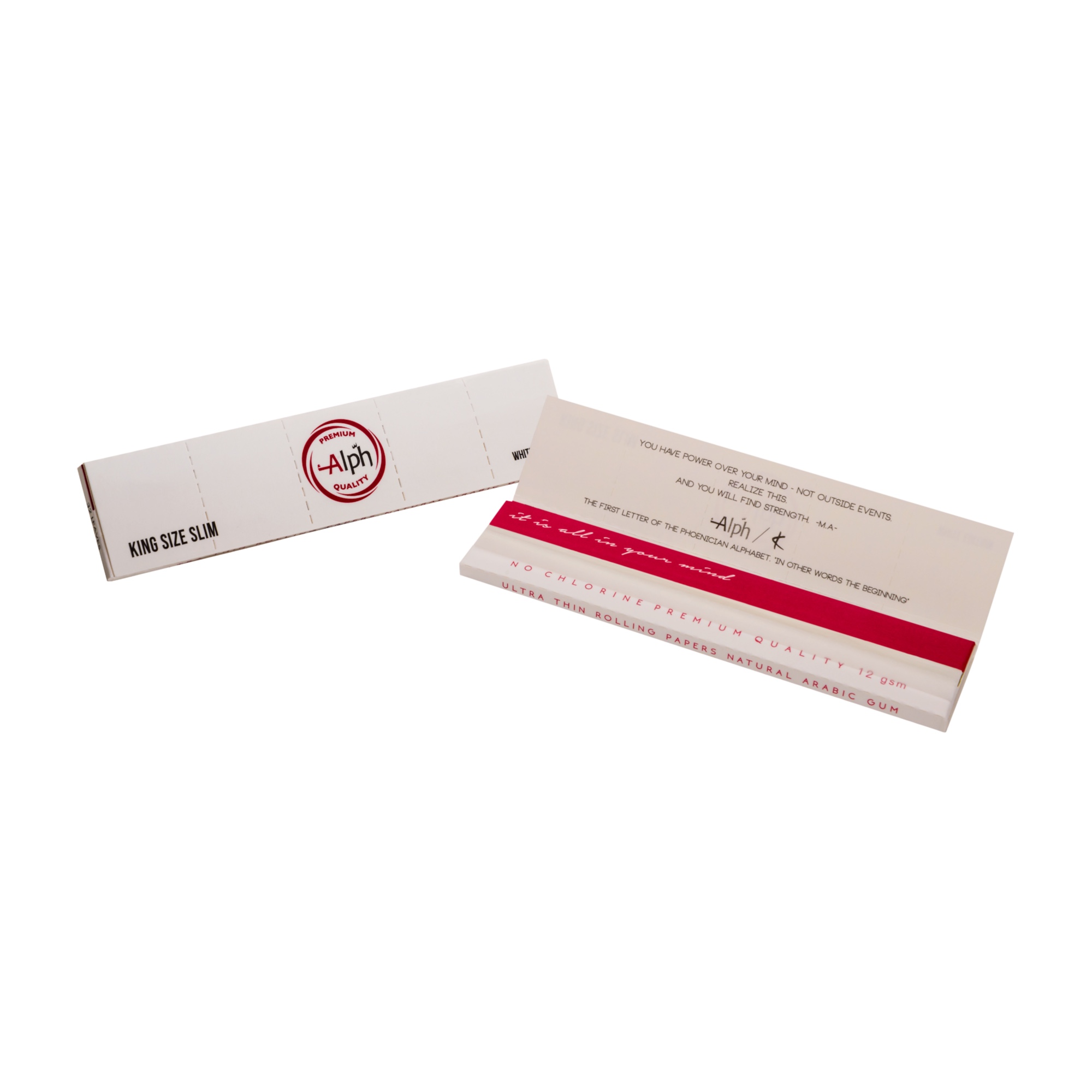 Alph King Size White Rolling Papers - Box of 50 Booklets (White Edition) - Image 11