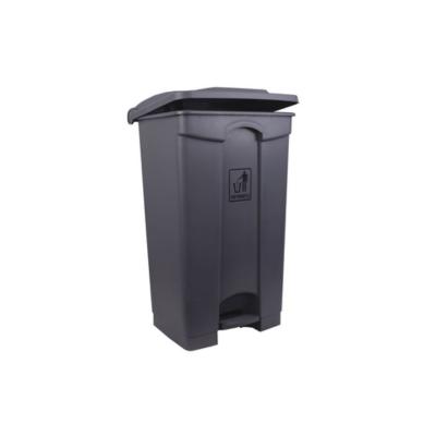 Waste container & Pedal 87L plastic grey advance