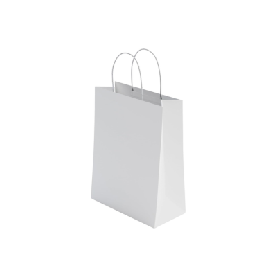 White Carry bag Small 42x23cm 5Kgx4PKT