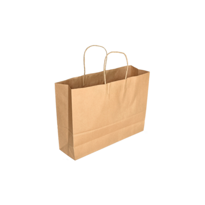 paper bag brown twisted handle 28x15x28cm 250pcs